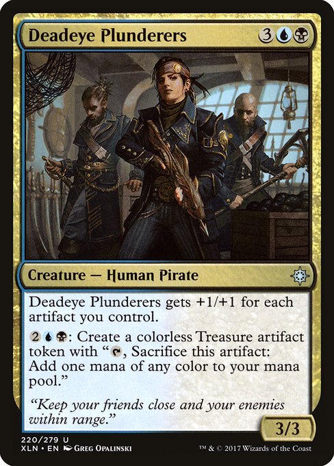 DEADEYE PLUNDERERS x4 mtg NM-M Ixalan 4 Unc