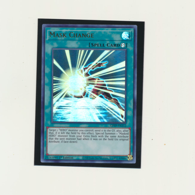 Yu-Gi-Oh Ghosts from the Past Mask Change 1st Edition