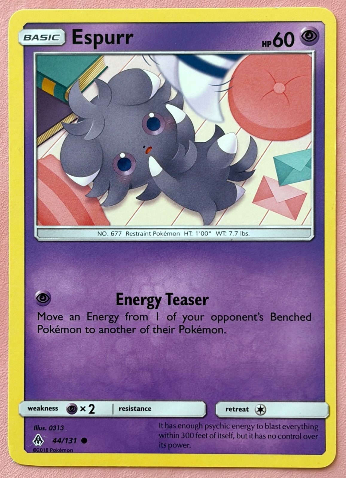 Espurr~Cute Pink Pokemon ~Pretty in Pink & Pastel Gallery~Cute Pokemon Cards