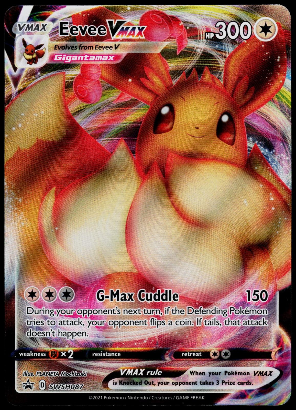 Eevee VMAX SWSH087 Sword & Shield Promo – Holo Pokemon NM/M (Promo)