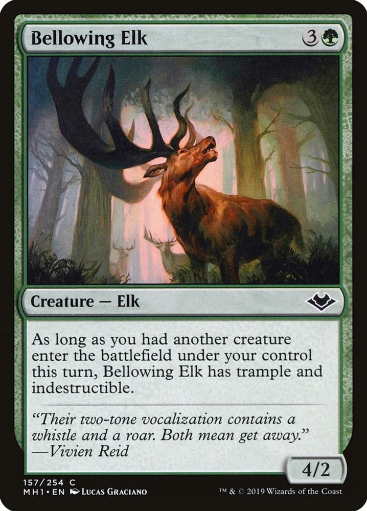 Bellowing Elk – MH1 – 157 NM/LP