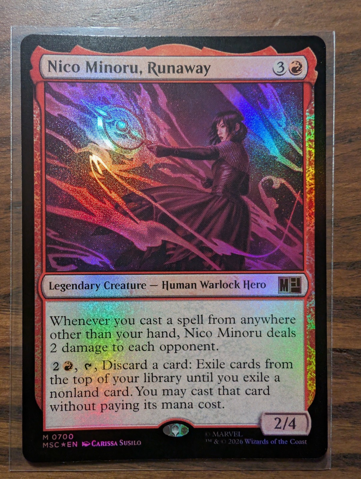 Nico Minoru Runaway Foil 700 Commander: Marvel Super Heroes Magic the Gathering