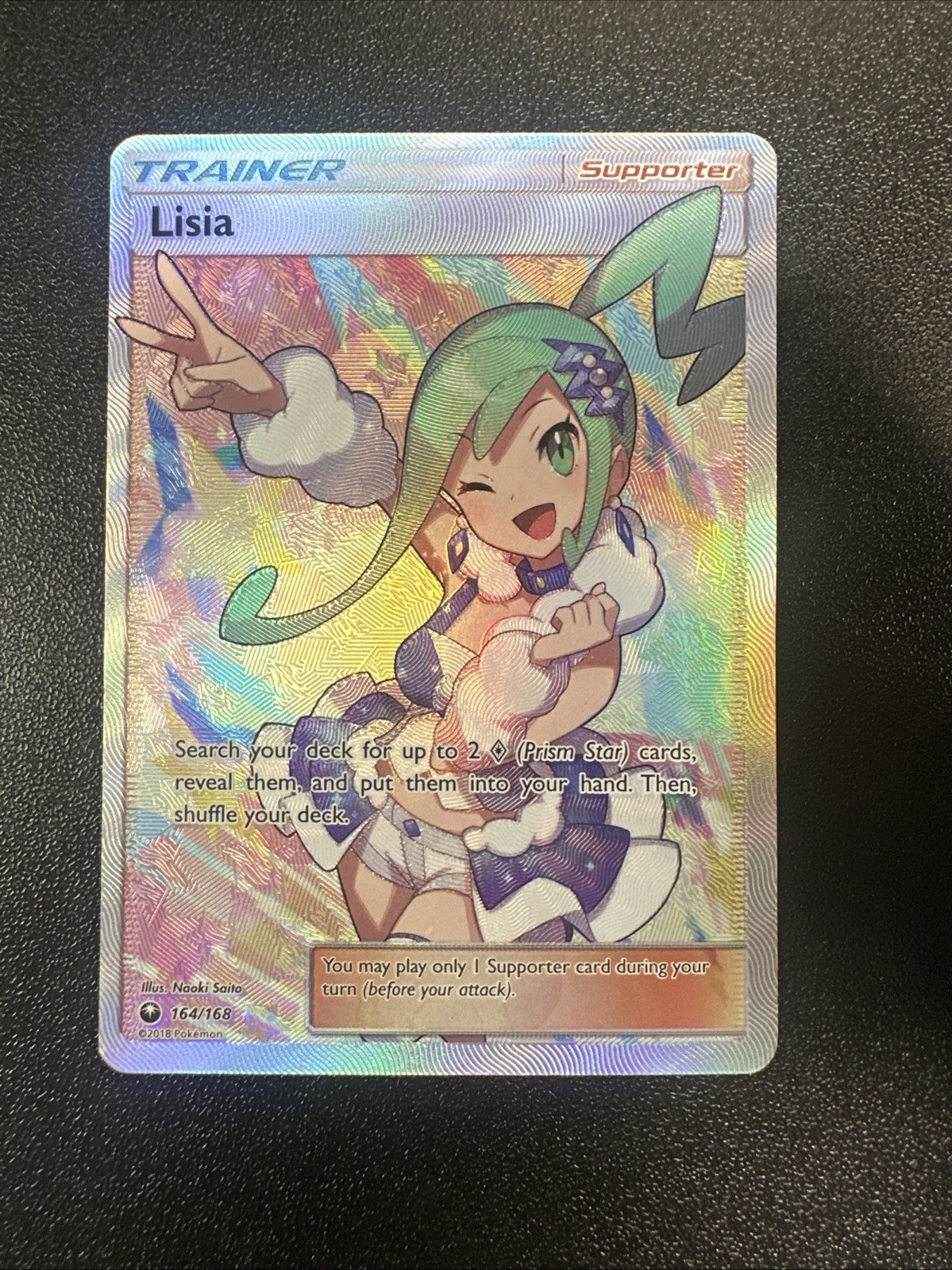 Lisia (Full Art) 164/168 Sm-Celestial Storm Holo LP JL