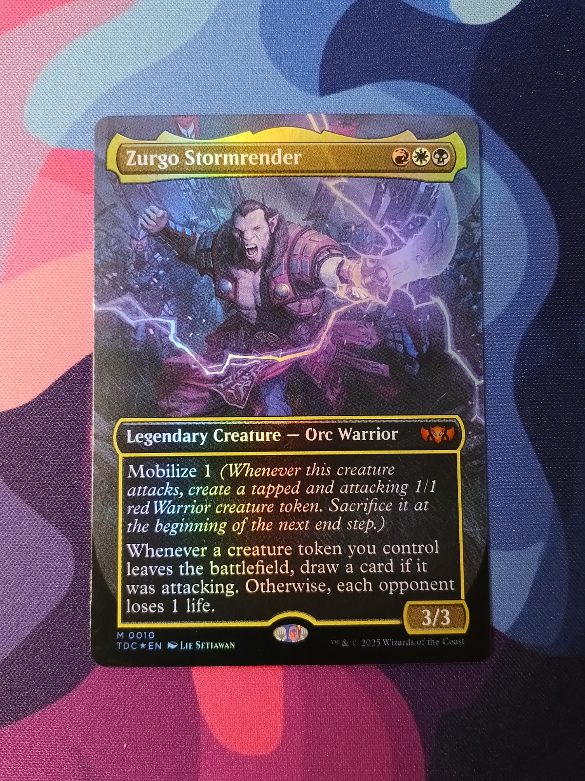 Zurgo Stormrender – Borderless Foil | *% Off 2+ | Dragonstorm | NM | MTG