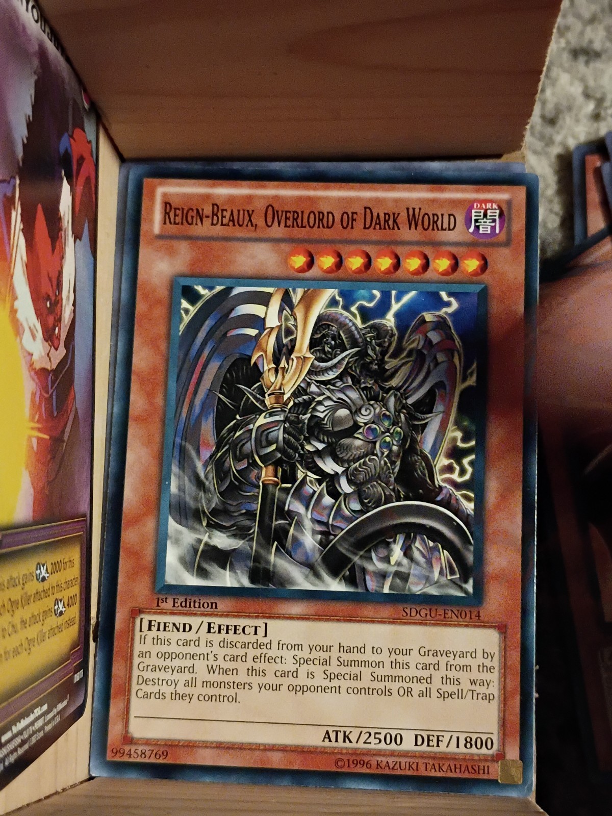 Reign-Beaux, Overlord of Dark World SDGU-EN014 Structure Deck: Gates of the…