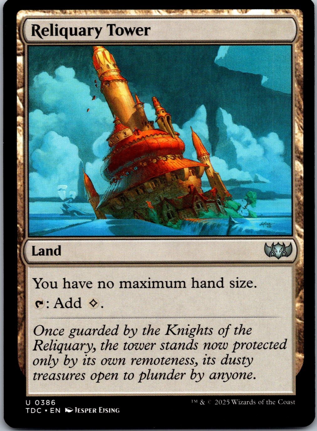 Reliquary Tower [TDC – 386] NM Magic