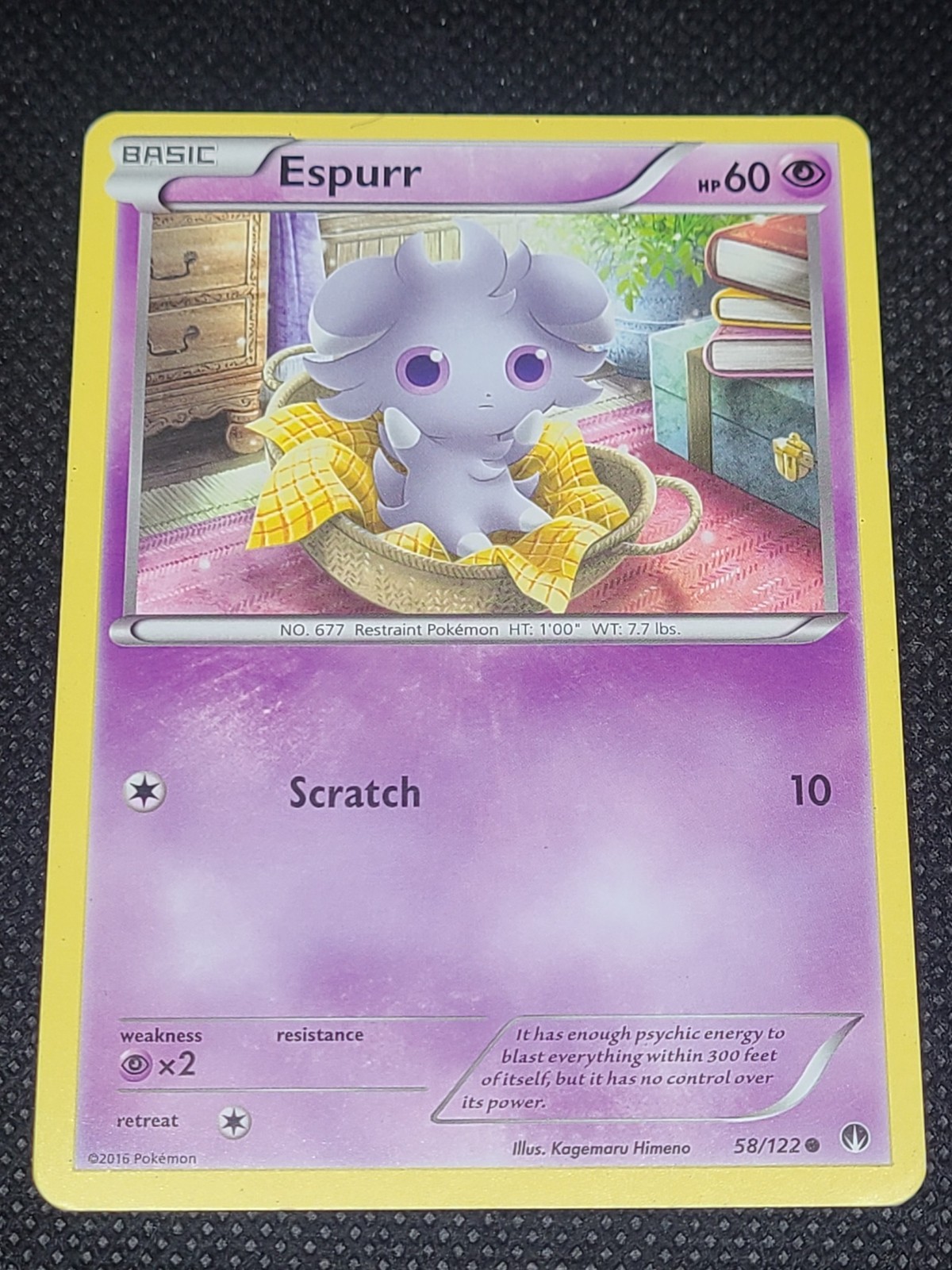 Espurr Pokemon XY – BREAKpoint #58/122
