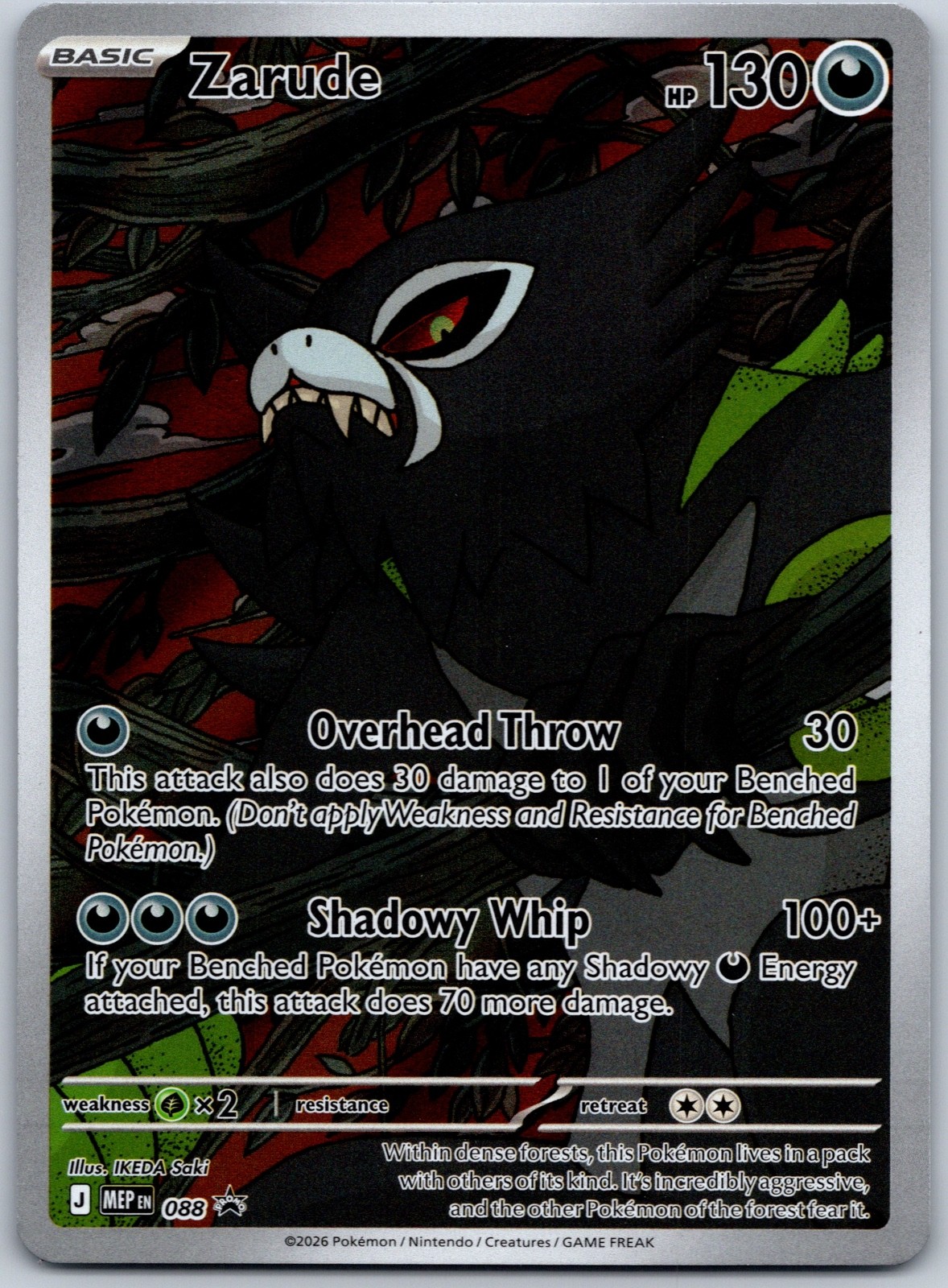 Zarude – Promo IKEDA Saki ME: Mega Evolution Promo 088 NM