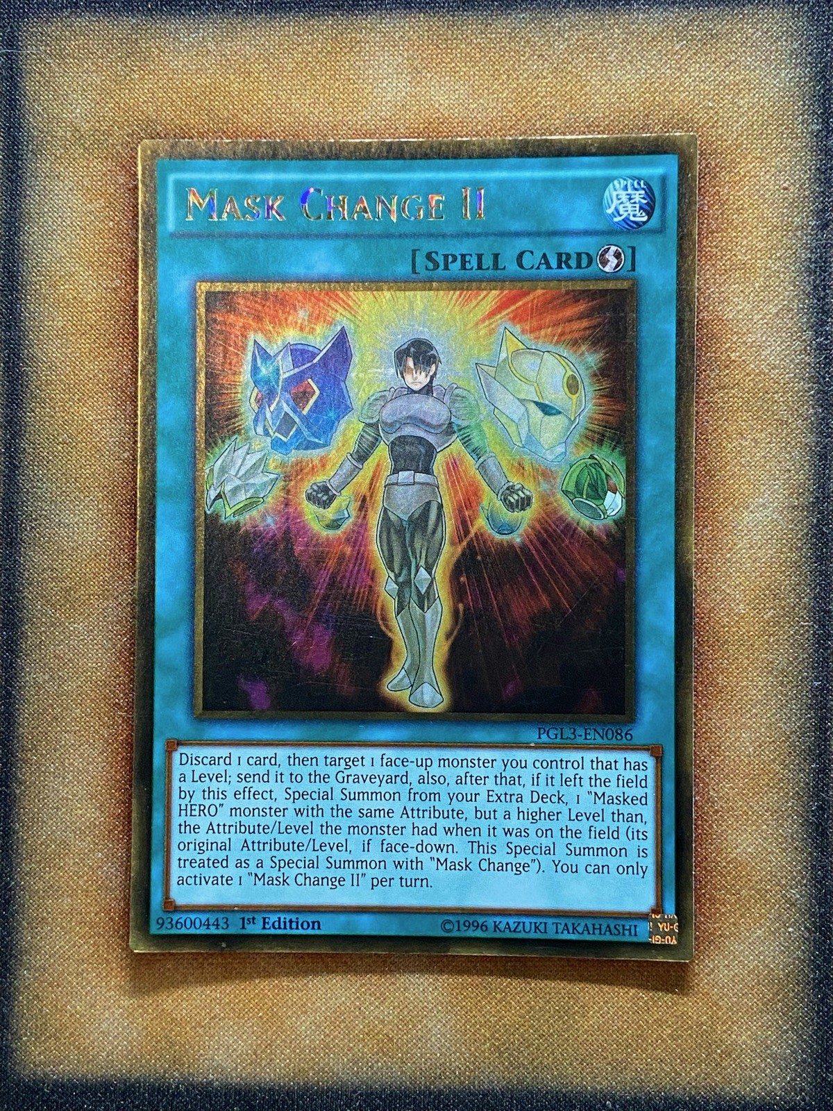 Yugioh Mask Change II PGL3-EN113 Ultra Rare 1st Ed NM