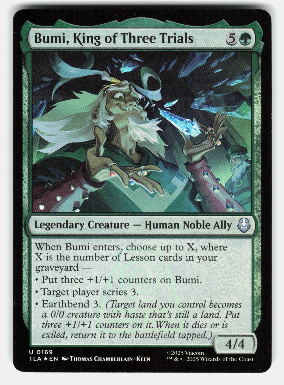 BUMI, KING OF THREE TRIALS FOIL – Magic: The Gathering – CHAMBERLAIN-KEEN LP