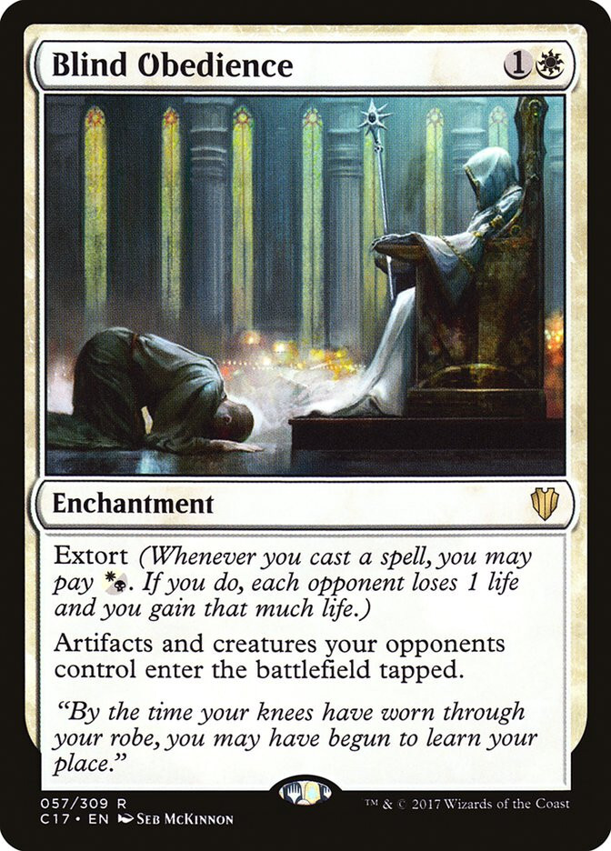 MTG Blind Obedience – Commander 2017 #057