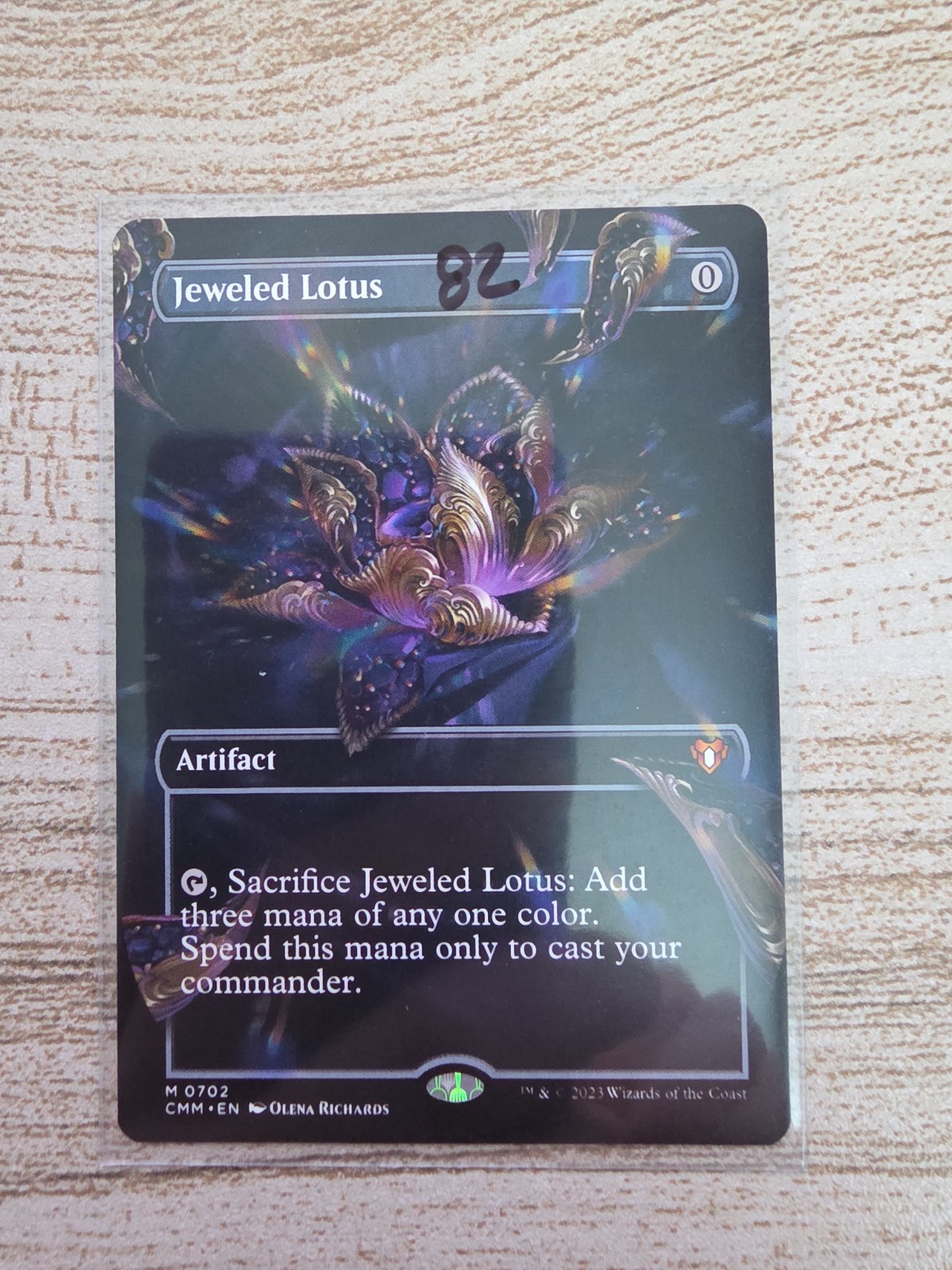 Jeweled Lotus (Borderless) Commander Masters Regular