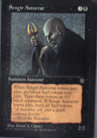 Sengir Autocrat – Homelands: #56, Magic: The Gathering Lp C329