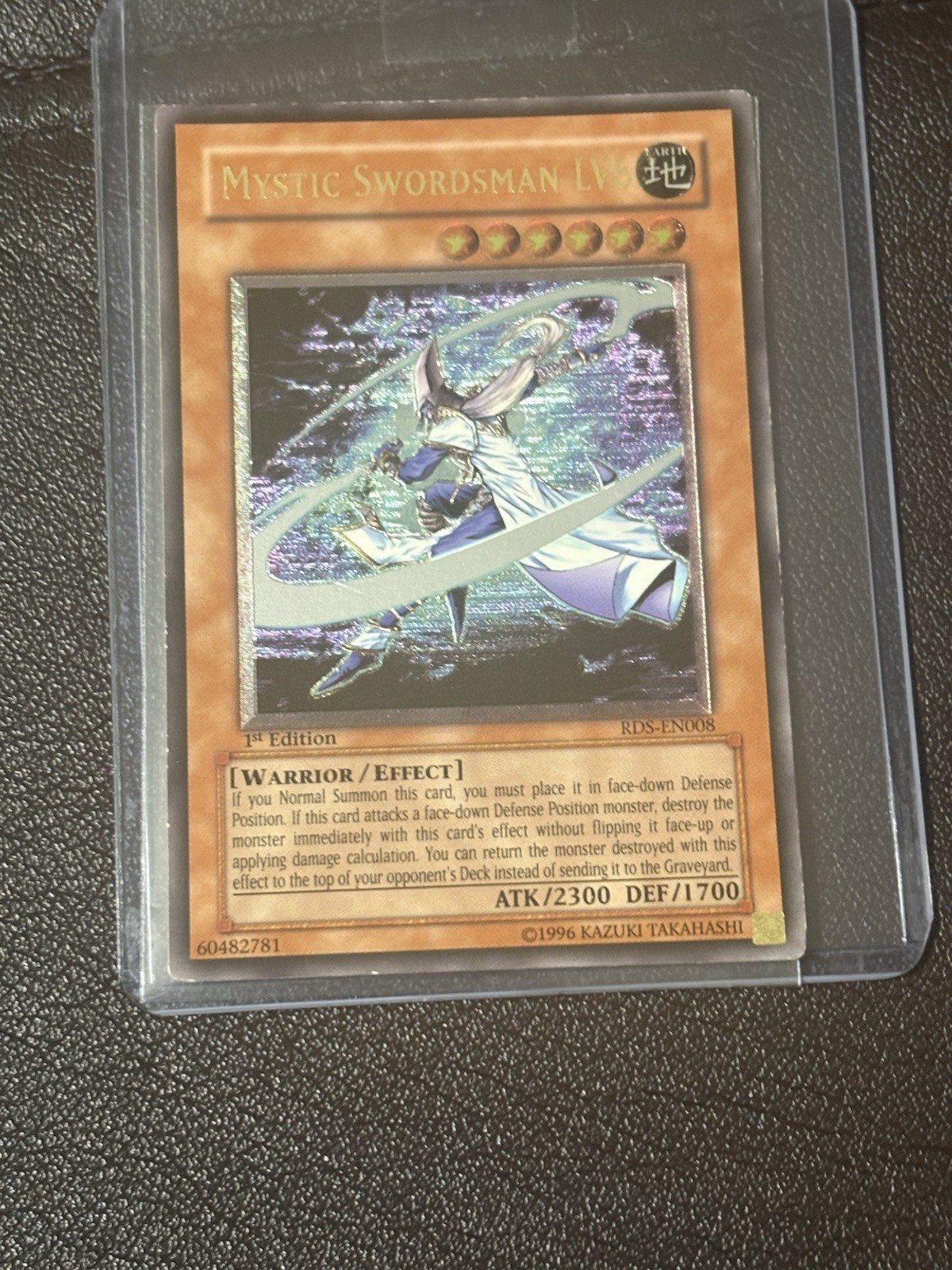 Yu-Gi-Oh! Mystic Swordsman LV6 RDS-EN008 Rise of Destiny 1st Ed Holo 2300/1700