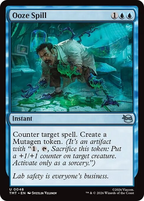 OOZE SPILL x4 mtg NM-M Teenage Mutant Ninja Turtles 4 Unc