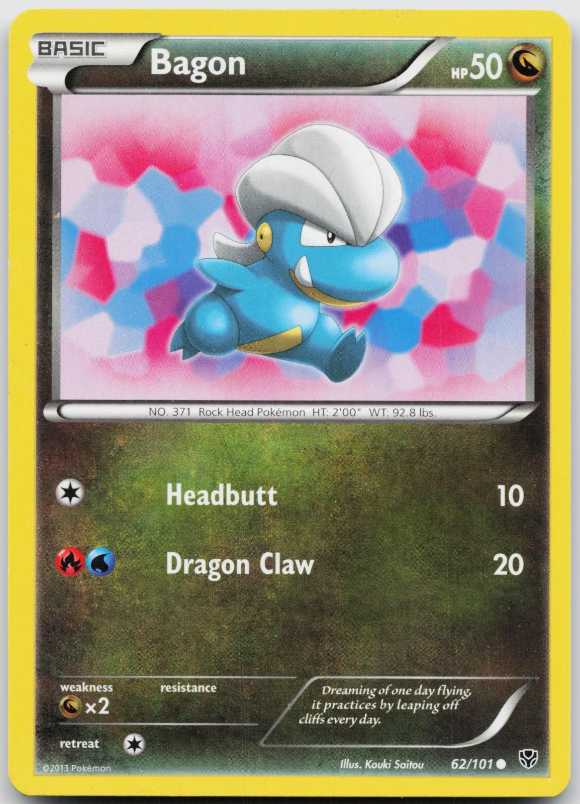Bagon 62/101 Common Plasma Blast Pokemon Near Mint