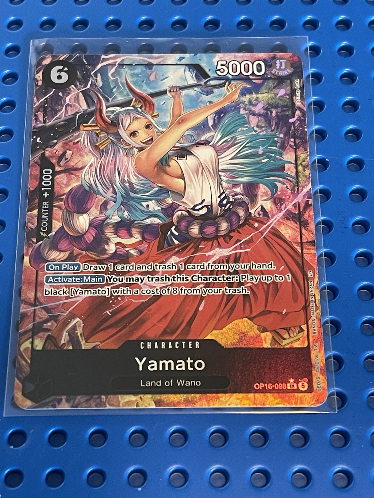 Yamato (Alt Art) OP16-098 SR, The Time of Battle, One Piece Card Game, Foil, Eng