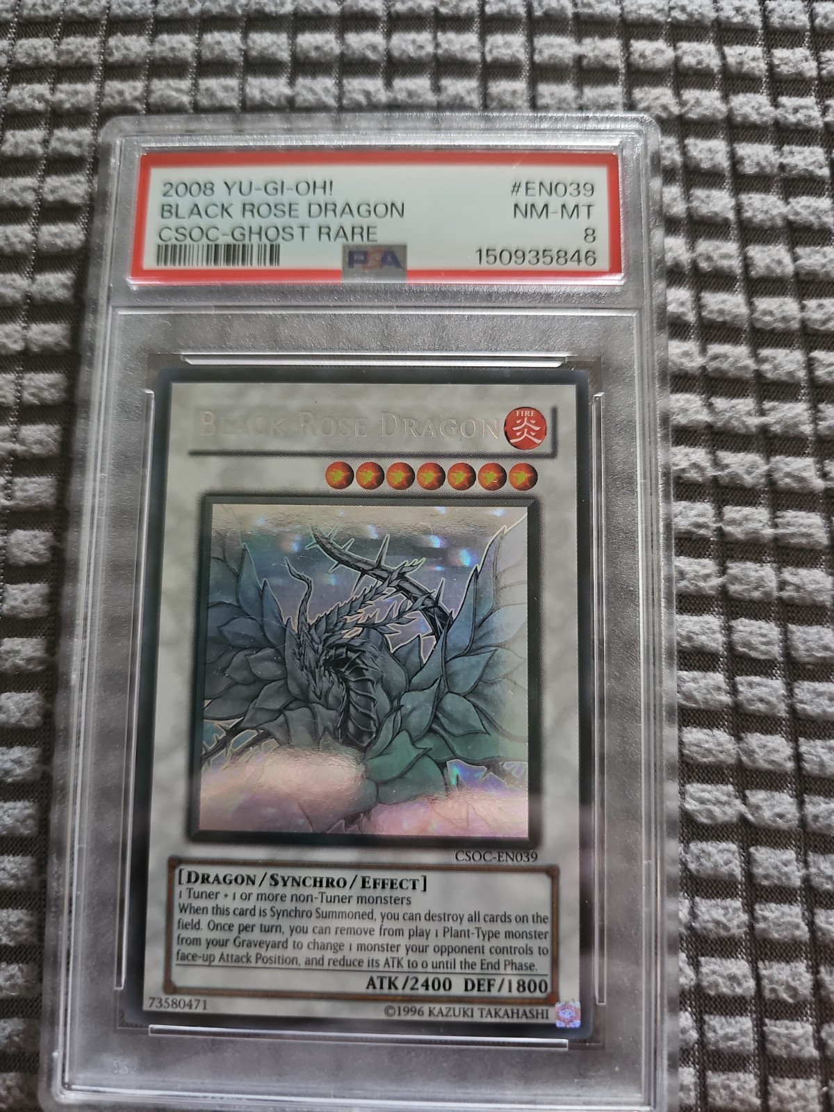 Black Rose Dragon (Ghost Rare) CSOC-EN039 Crossroads of Chaos…
