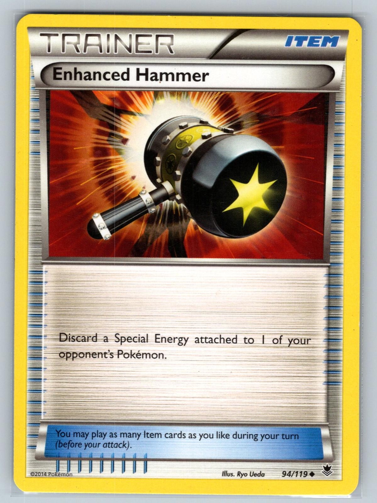 Enhanced Hammer 94/119 Uncommon Phantom Forces Pokemon Lightly Played