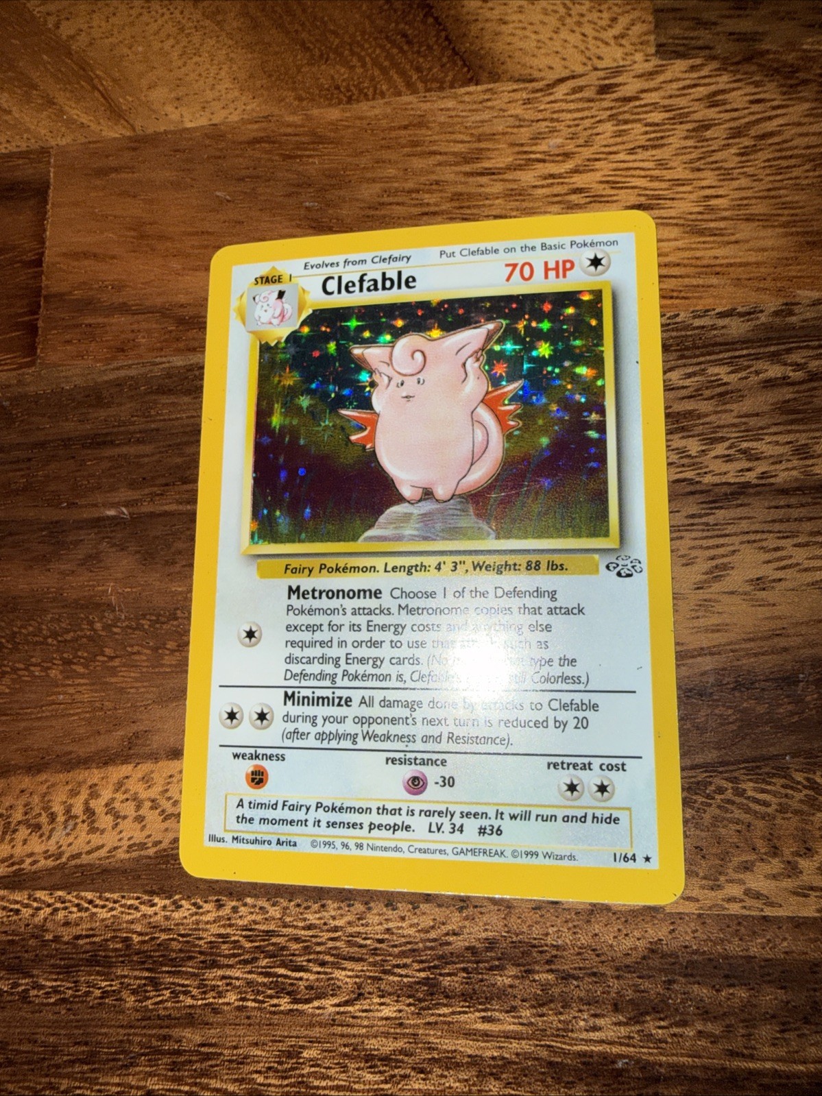 Clefable 01/64 Jungle Holo