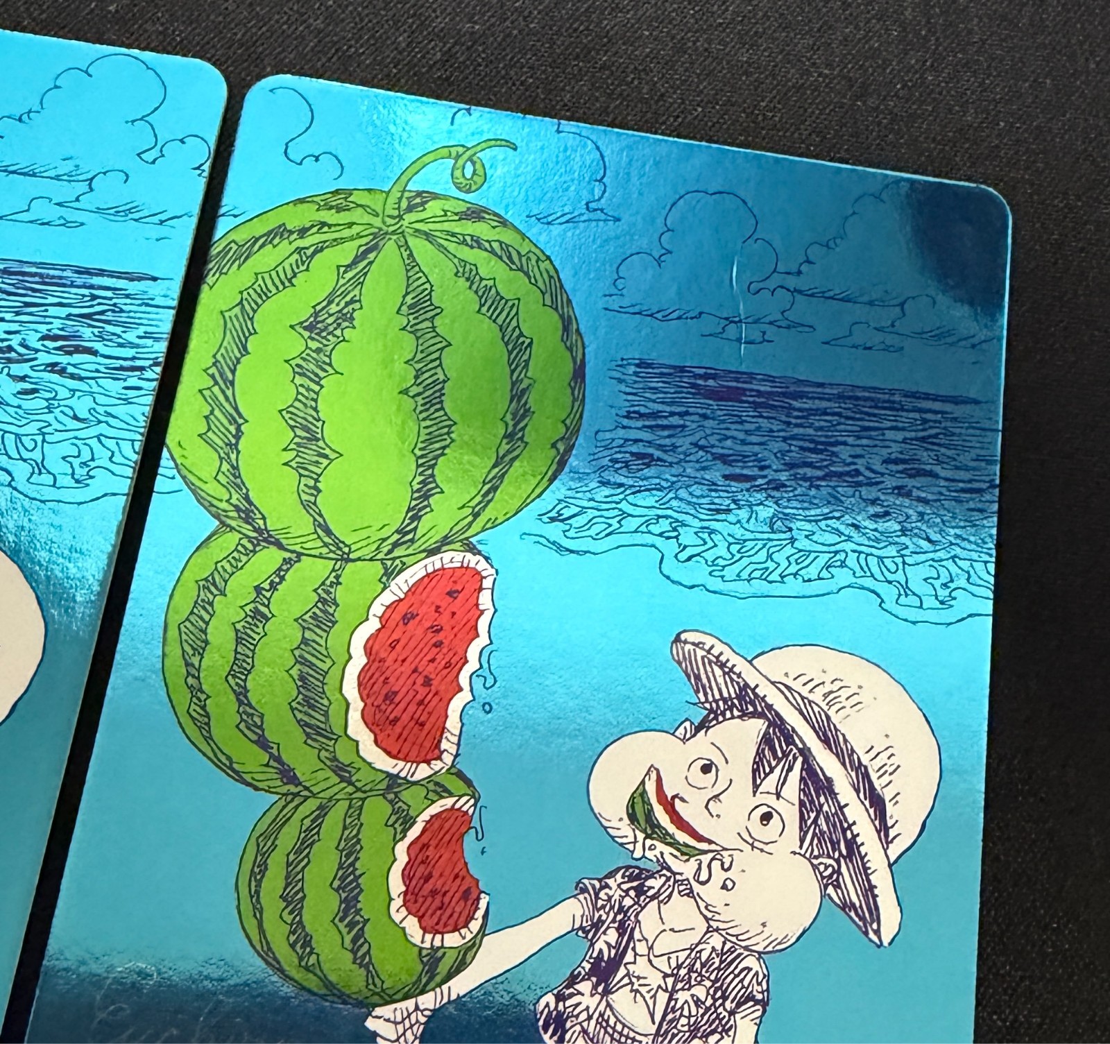 ONE PIECE Natsukomi 2026 Luffy Foil Promo Card Set of 5 (1 Card Scratched)