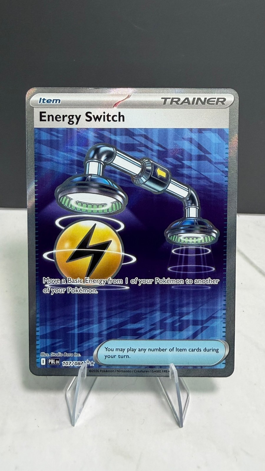 Energy Switch 107/084 Me05: Pitch Black Holo