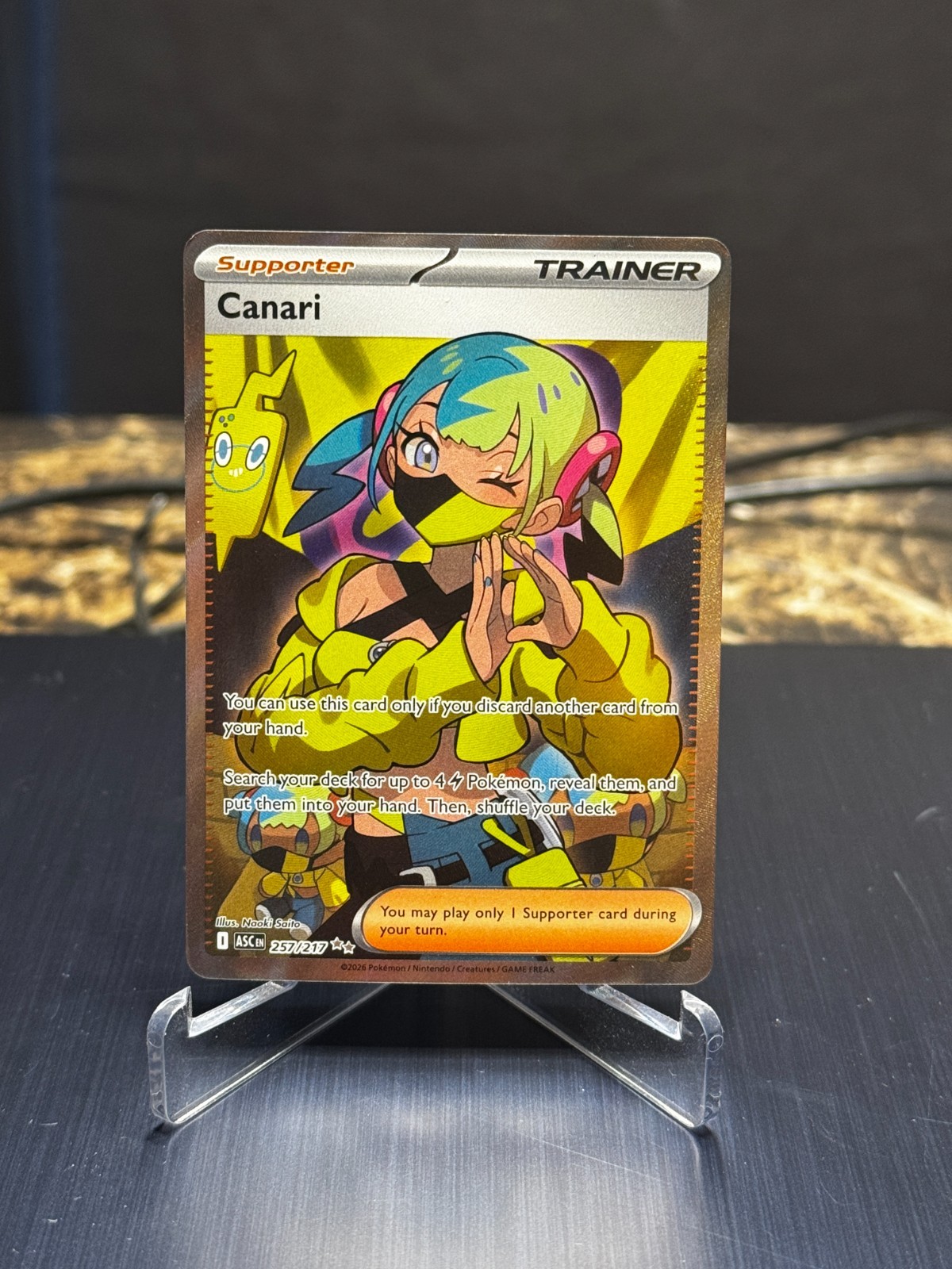 Canari 257/217 Full Art Trainer Pokemon TCG – ME Ascended Heroes