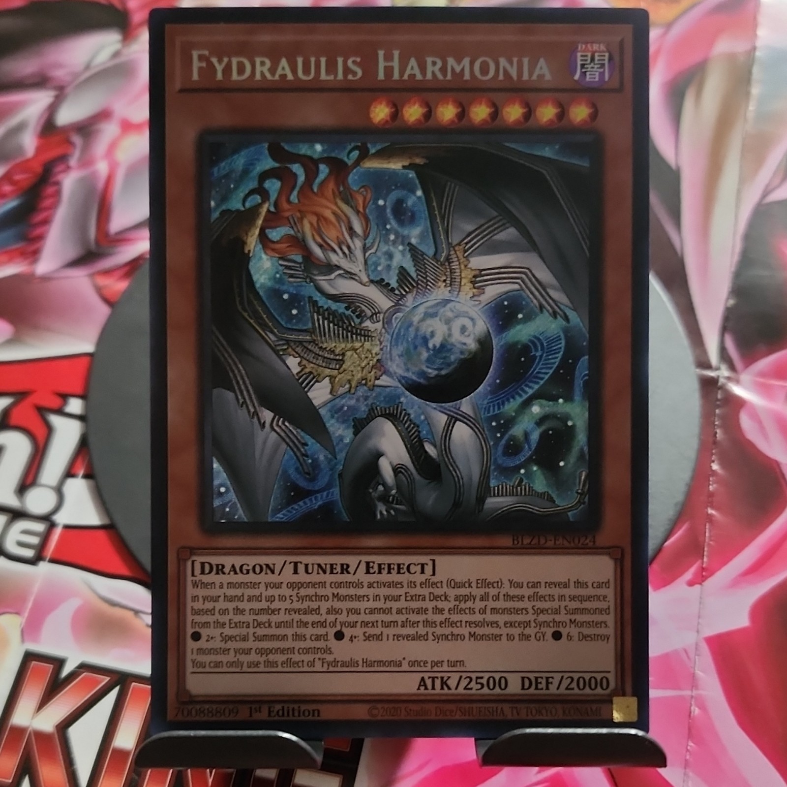 Konami Yu-Gi-Oh! TCG BLZD Fydraulis Harmonia BLZD-EN024 SR Holo 1st ENG