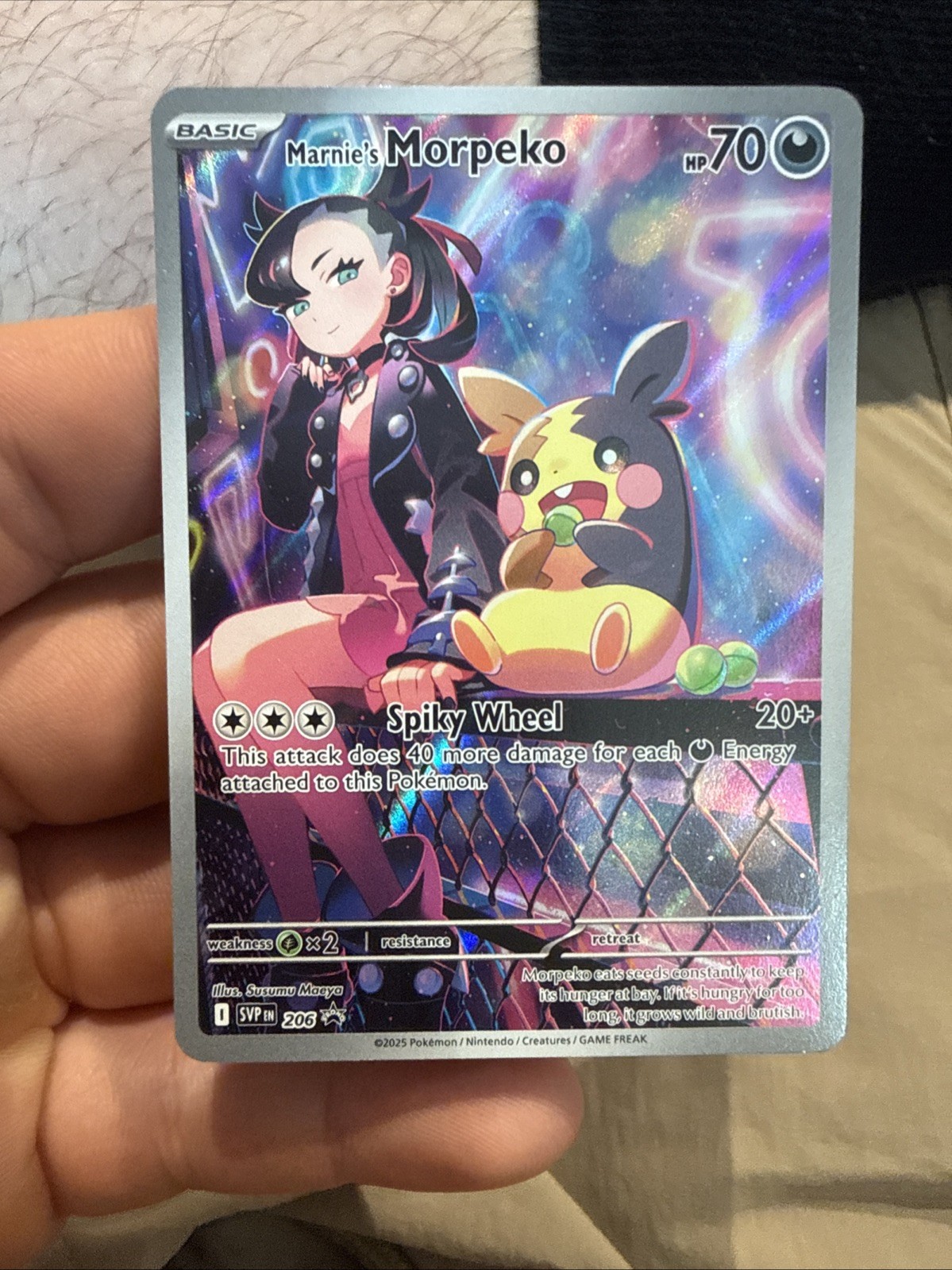 Marnie’s Morpeko 206 Sv: Scarlet & Violet Promo Cards Holo