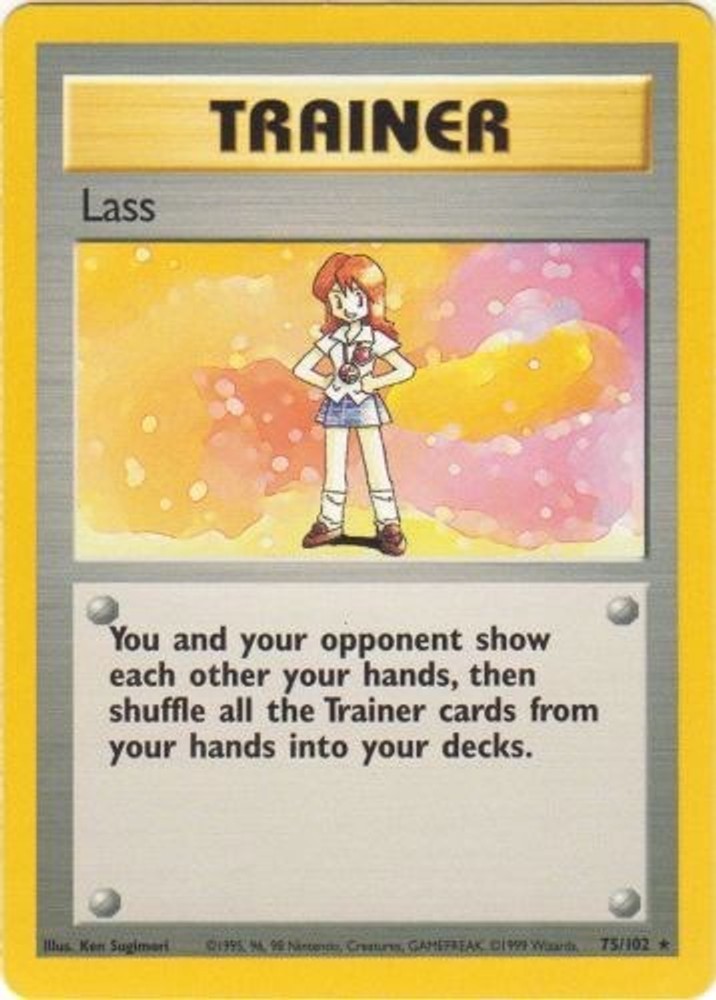 Lass BS – 075/102 – Near Mint – Rare – Pokemon -EN