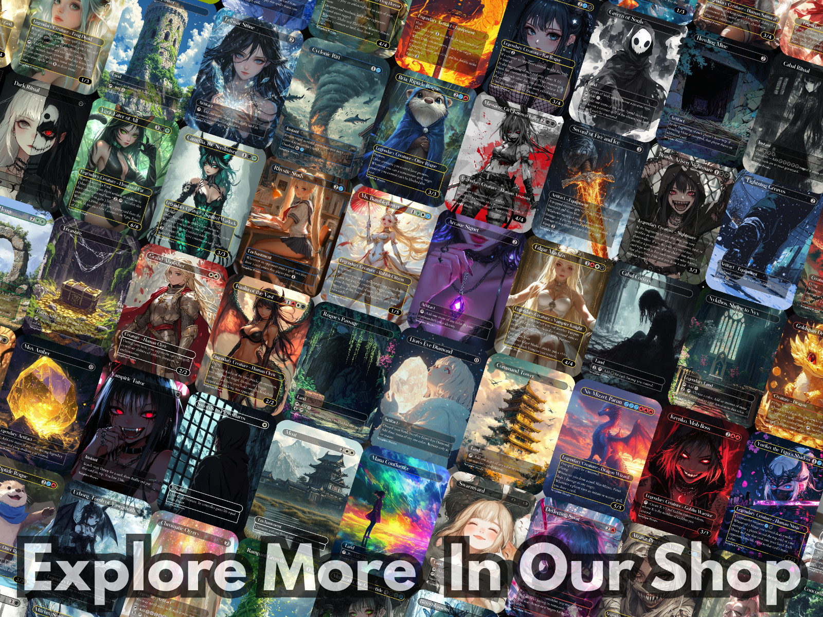 Exploration – Proxy Full Art Altered Art Custom Playtest Cards