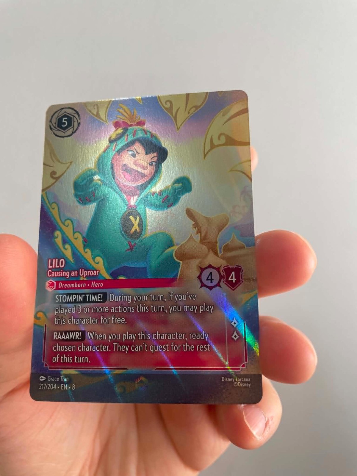 Lilo – Causing an Uproar (Enchanted) – Reign of Jafar (8) Lorcana NM