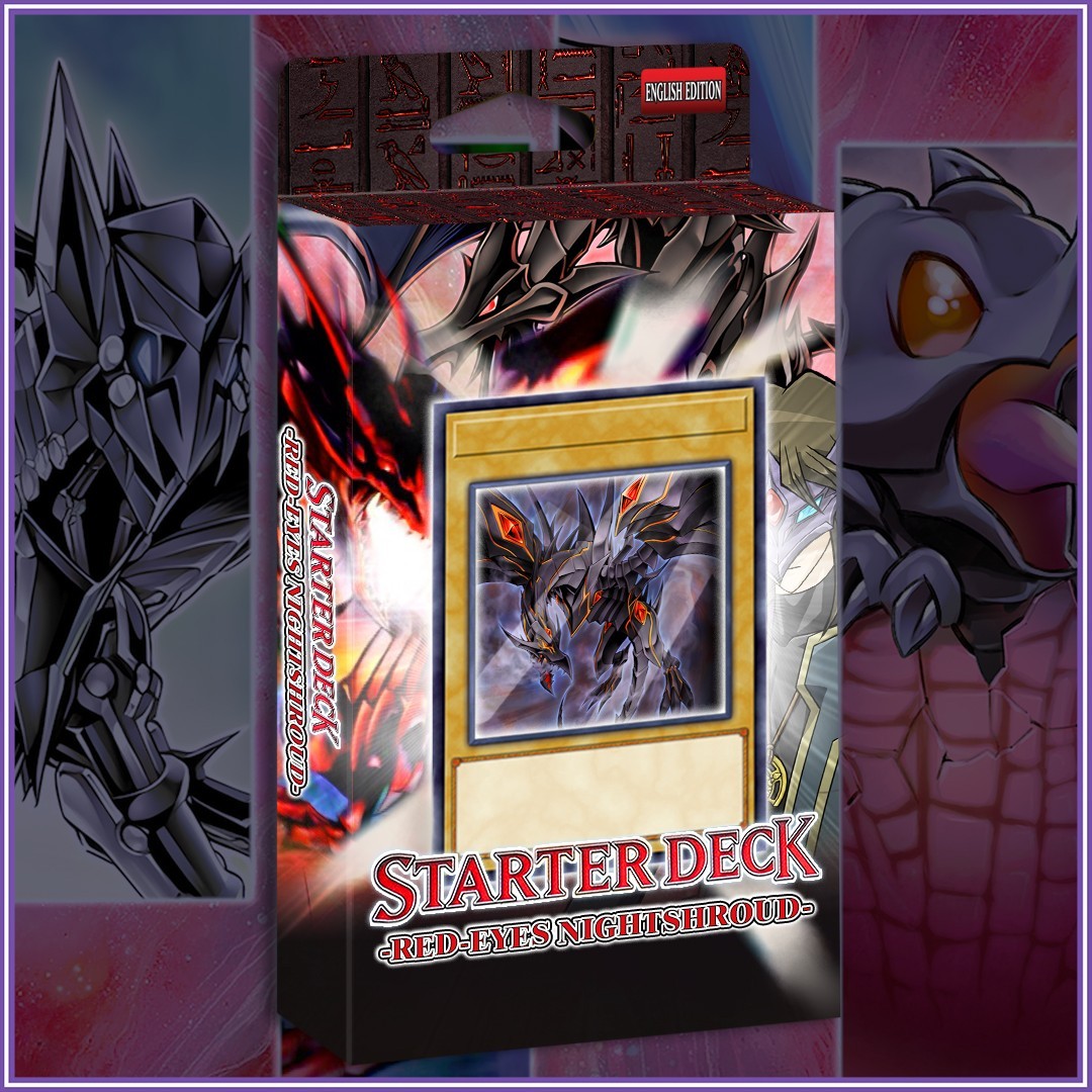RED-EYES DARKNESS NIGHTSHROUD STARTER DECK 42 | BLACK DRAGON Duel Academy YuGiOh