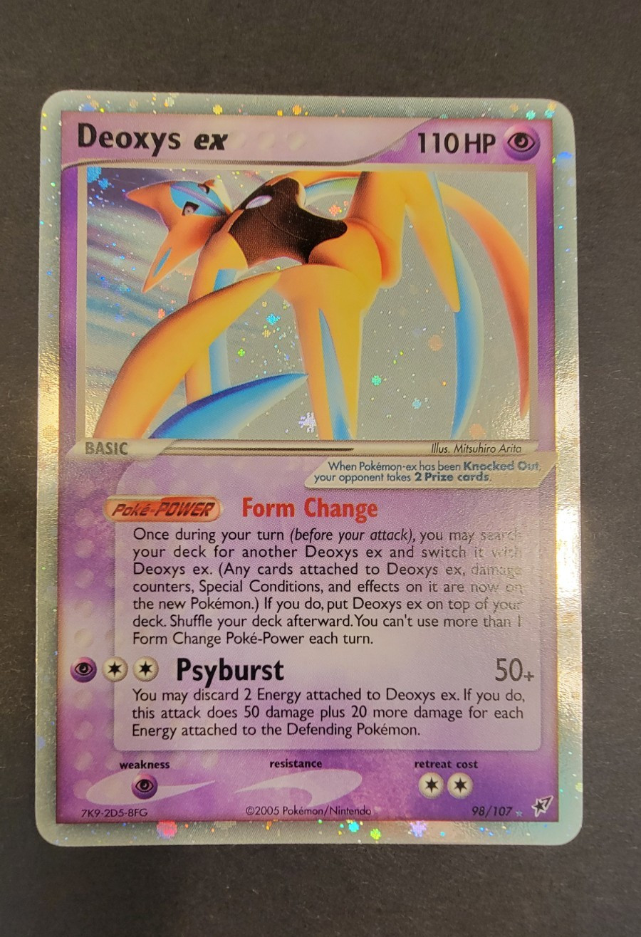 Deoxys ex (Attack Forme) – EX Deoxys 98/107 Holo Ultra Rare English