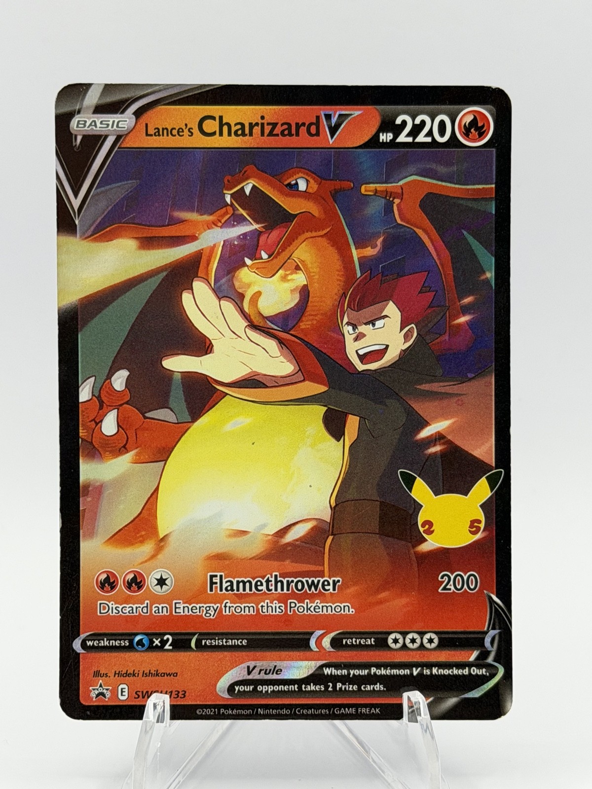 Lance’s Charizard V SWSH133 SWSH: Sword & Shield Promo Cards Holo