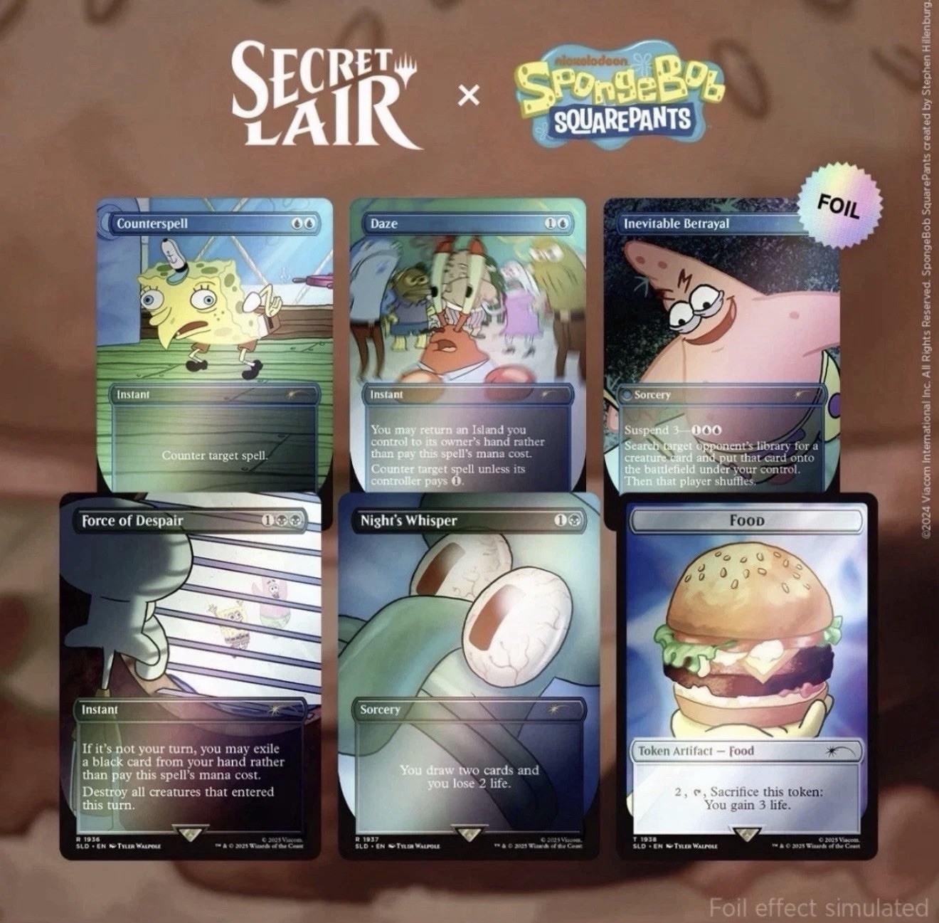 Secret Lair x SpongeBob SquarePants: Internet Sensation FOIL EDITION MTG