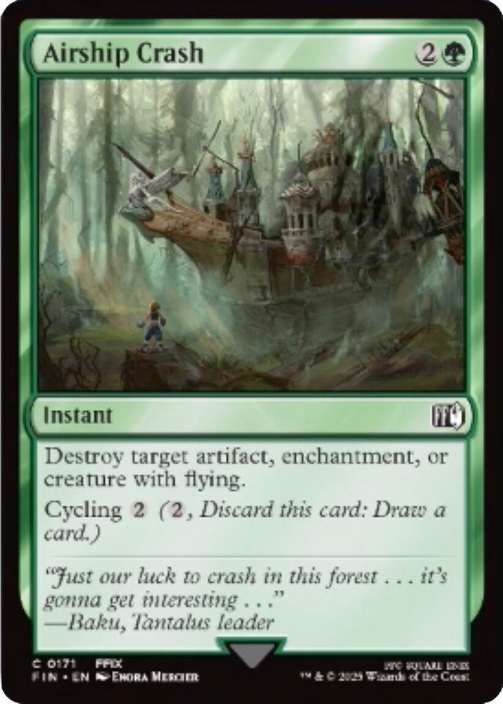 2025 Magic: The Gathering: FINAL FANTASY Airship Crash (#171, Common, Near Mint)