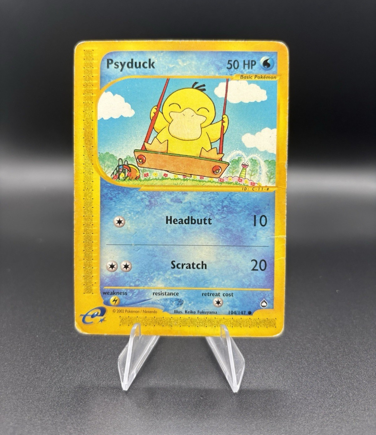 Pokémon Aquapolis Psyduck (104/147) HP-DMG