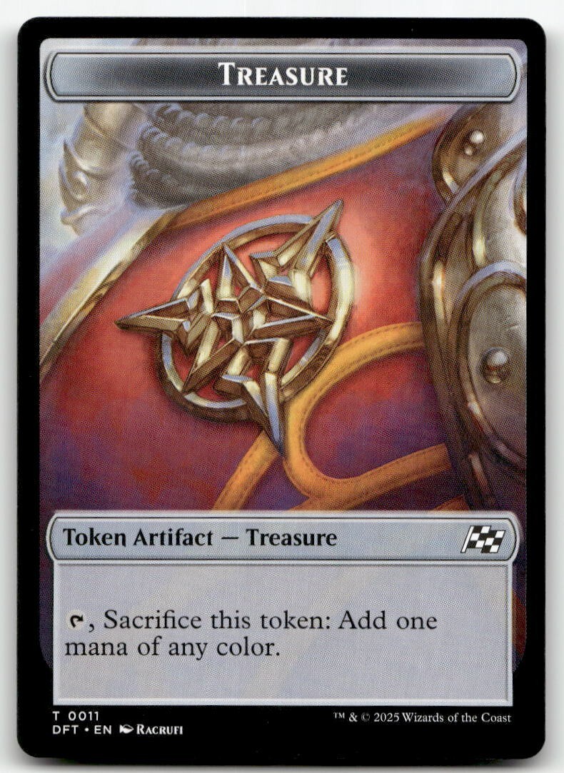 Thopter / Treasure Double-Sided Token #9/11 MTG Aetherdrift NM X1