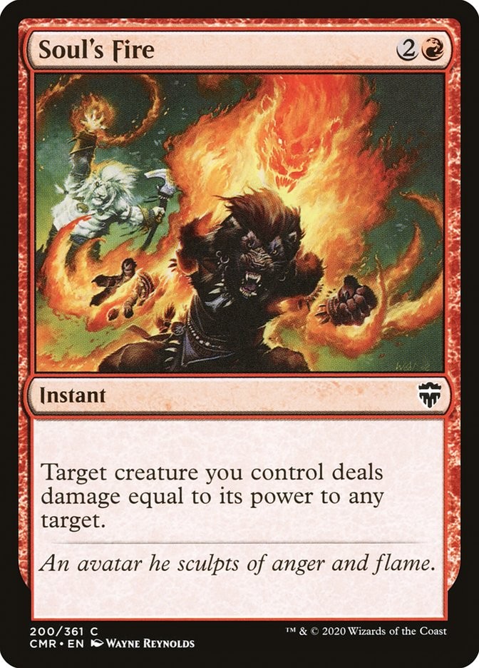 MTG Magic the Gathering Soul’s Fire (200/794) Commander Legends LP