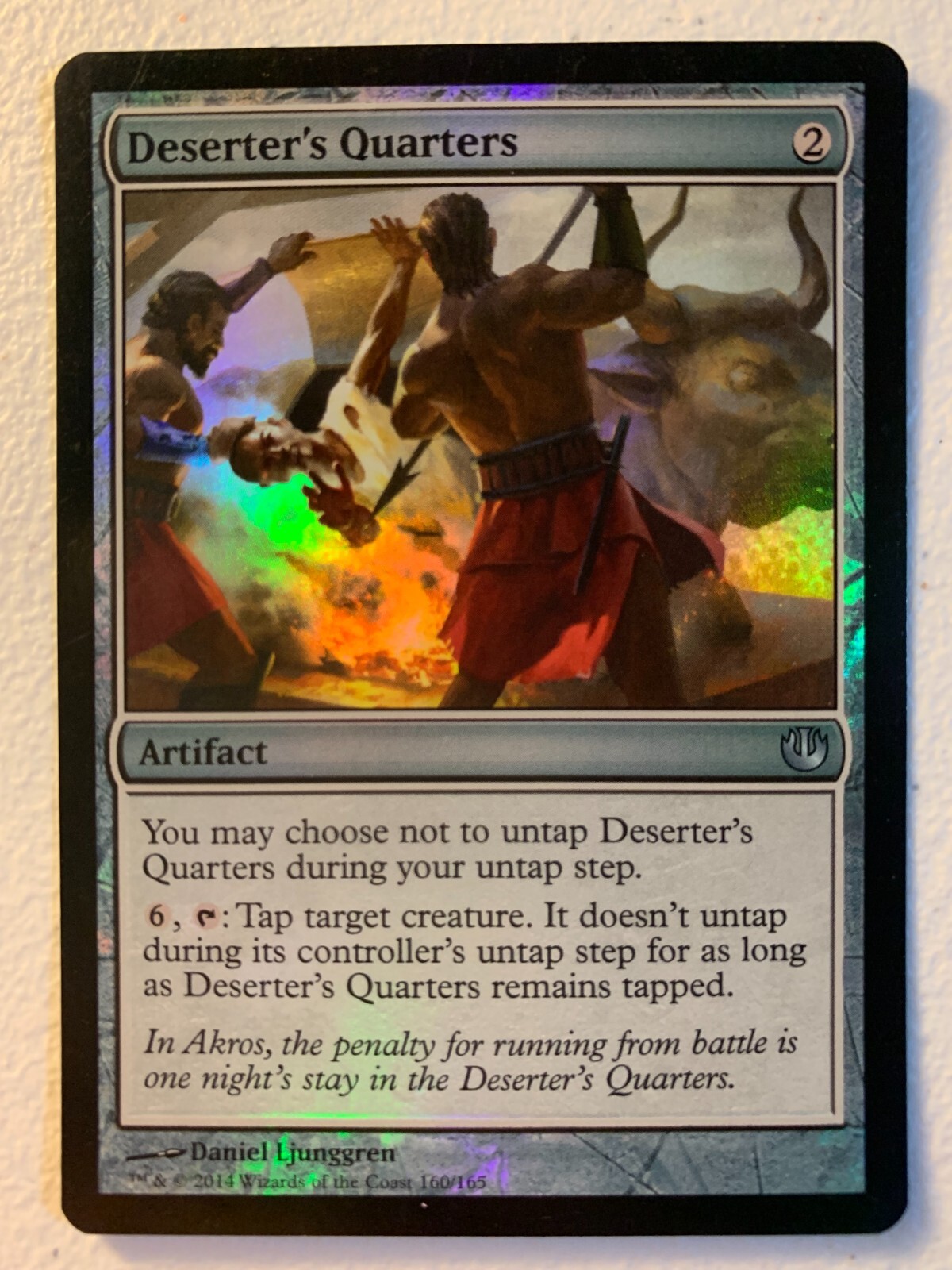 MTG 1x FOIL Deserter’s Quarters Journey into Nyx Magic the Gathering Card x1 LP