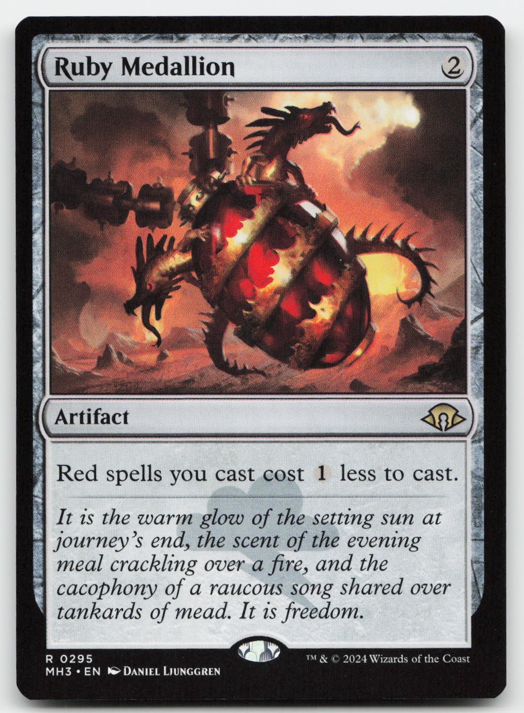 Ruby Medallion #295 (NM) Modern Horizons 3 MH3 Magic MTG
