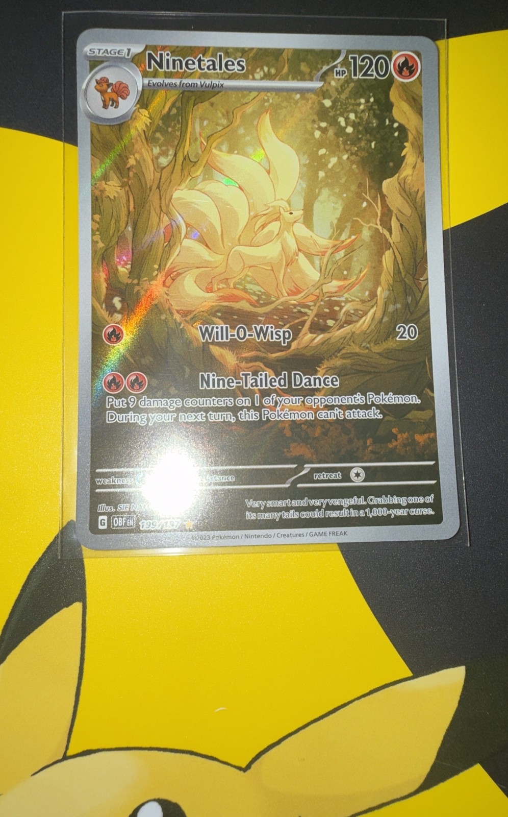 Ninetales 199/197 SV03: Obsidian Flames Holo