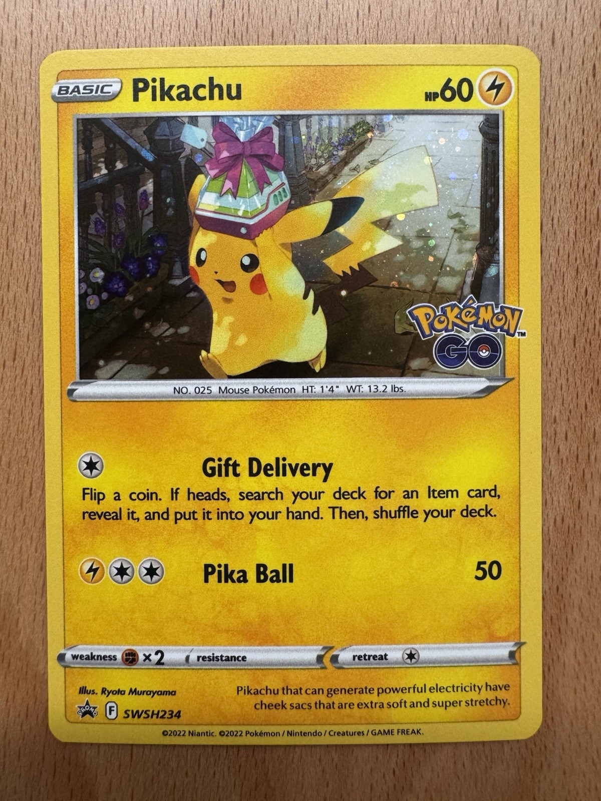 Pikachu SWSH234 SWSH: Sword & Shield Promo Cards Holo
