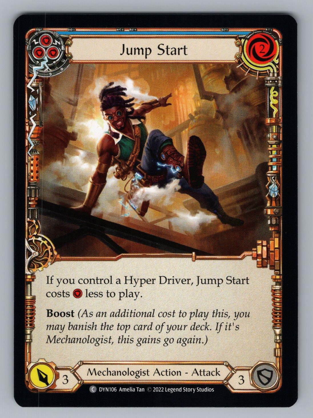 JUMP START (YELLOW) DYN105 C FLESH AND BLOOD NM WISNU TAN!$