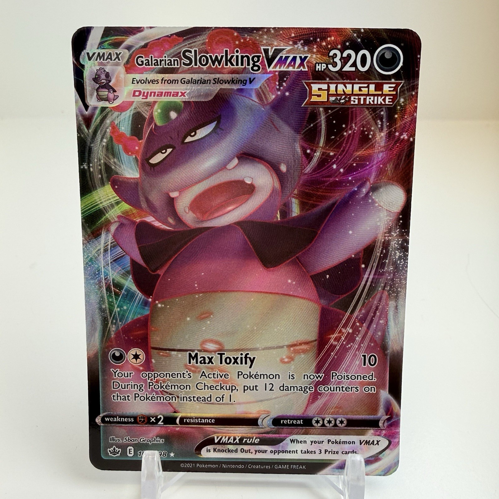 Galarian Slowking VMAX – 100/198 SWSH06 Ultra Rare SWSH06: Chilling Reign NM
