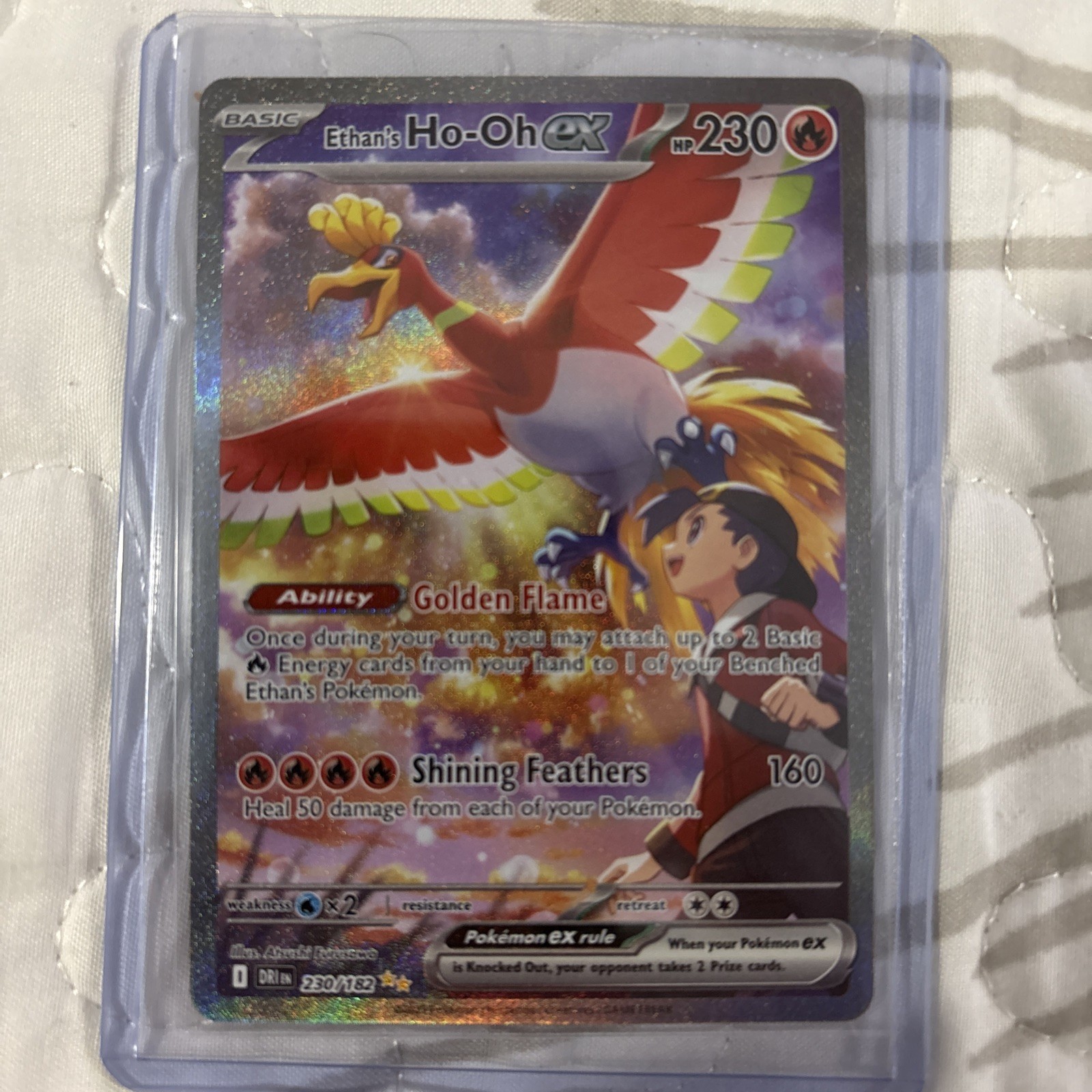 Pokémon TCG Ethan’s Ho-Oh EX Sir 230/182 Destined Rivals