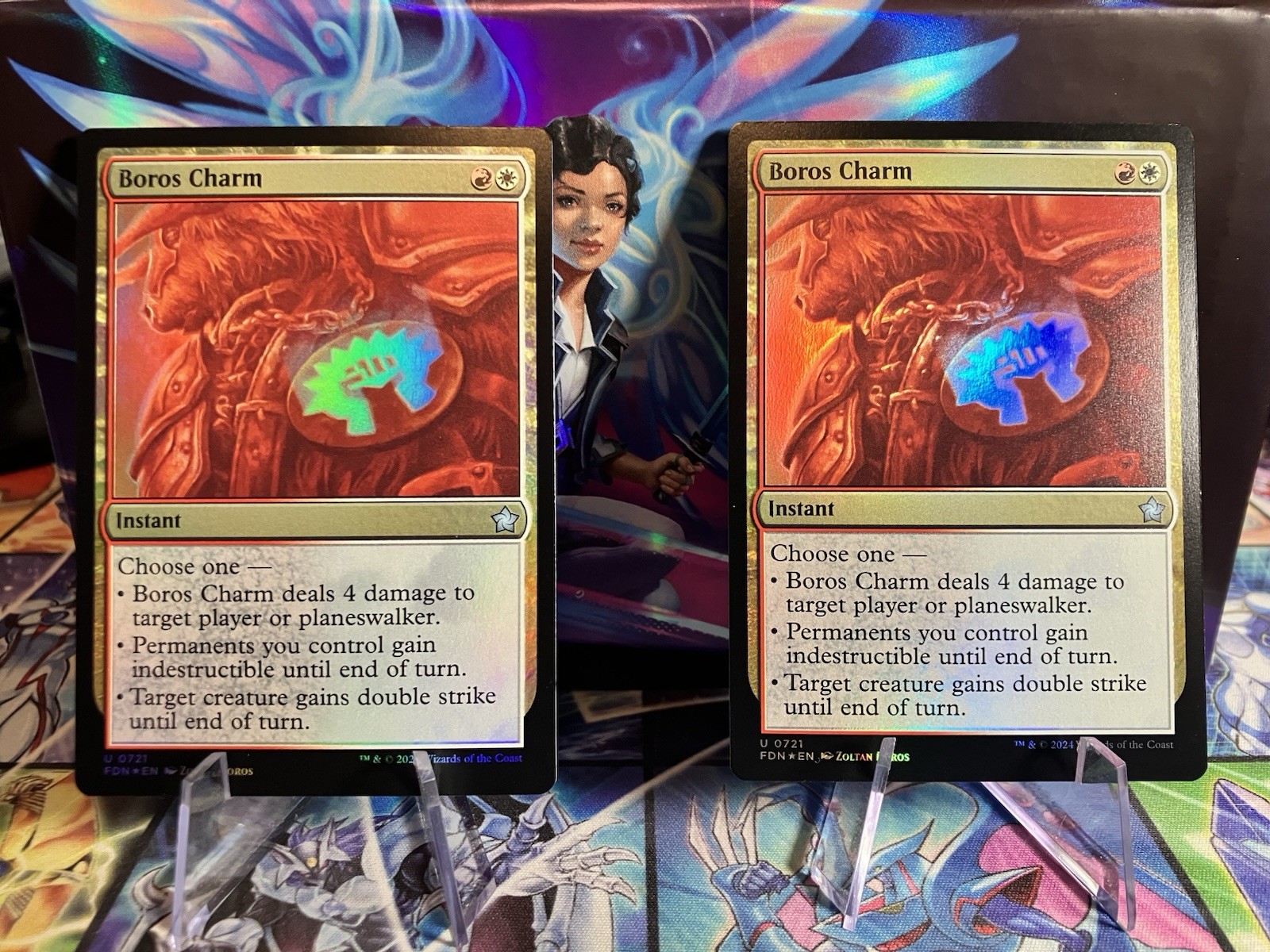 1x Boros Charm Foundations Foil Near Mint Uncommon