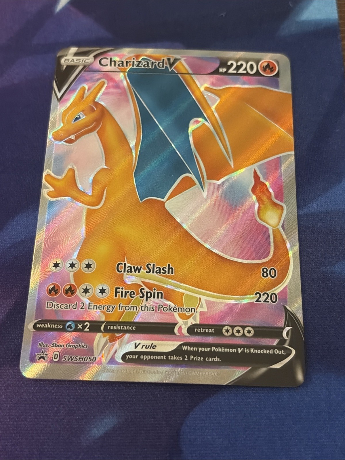 Charizard V SWSH050 SWSH: Sword & Shield Promo Cards Holo