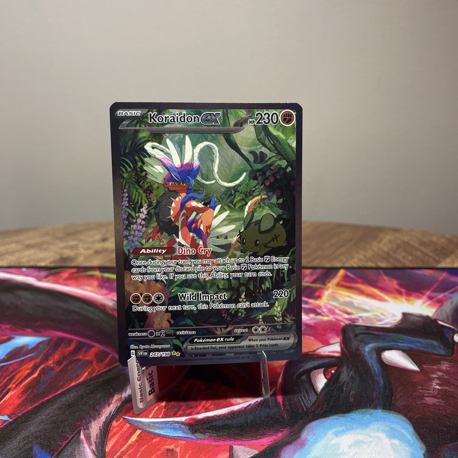 Koraidon ex 247/198 Special Illustration Rare Scarlet & Violet Pokemon Near Mint